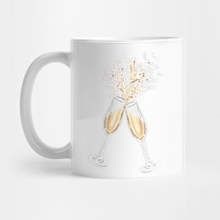 Champagne glasses Mug